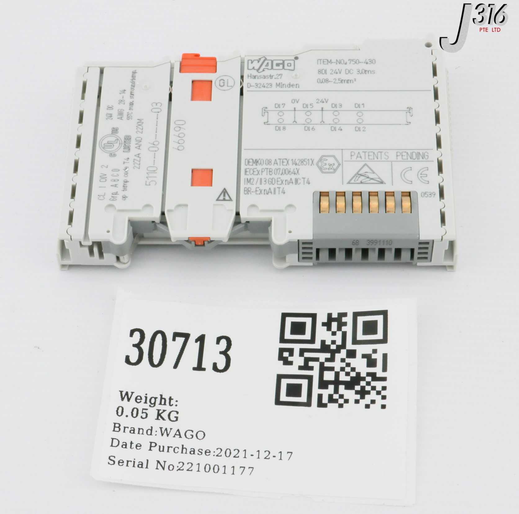 Modulo PLC WAGO 750-430 750430 Nuovo In Scatola - Spedizione Rapida